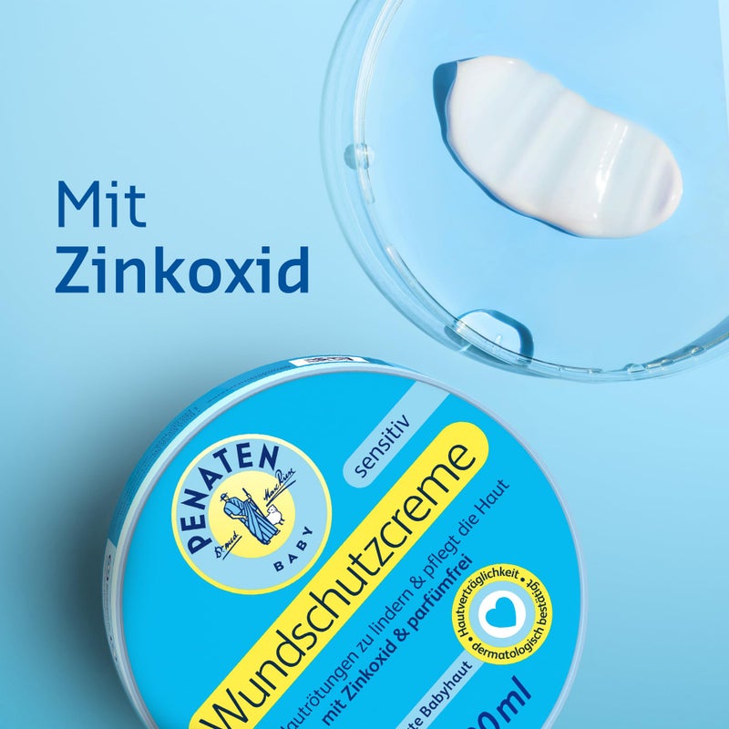 PENATEN Wound Protection Cream, Soothing Baby Wound Protection Cream with Zinc Oxide for Protection in The Diaper Area 200 ml / 6.76 Oz - Image 3